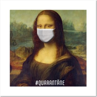 Monalisa-covid-19 Quarantine Posters and Art